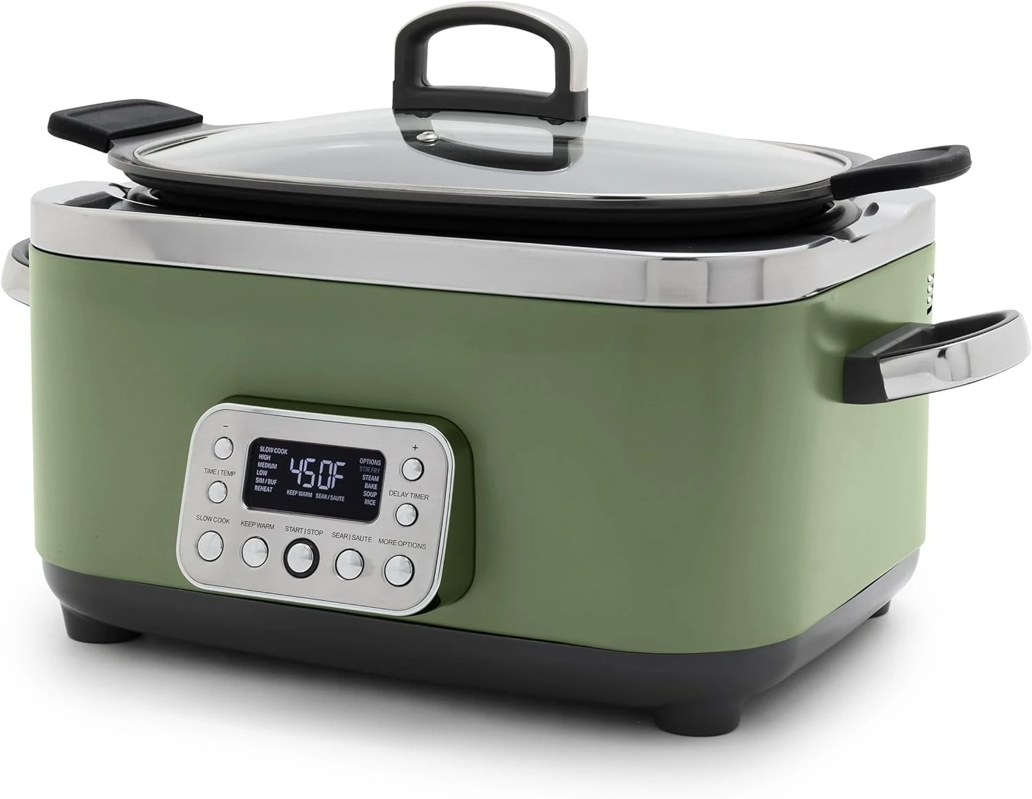 14-in-1 Nonstick 6QT Electric Slow Cooker, PFAS-Free Ceramic Multi-Cooker, In-Pot Browning, Dishwasher Safe Lid
14-in-1 Nonstick 6QT Electric Slow Cooker, PFAS-Free Ceramic Multi-Cooker, In-Pot Browning, Dishwasher Safe Lid