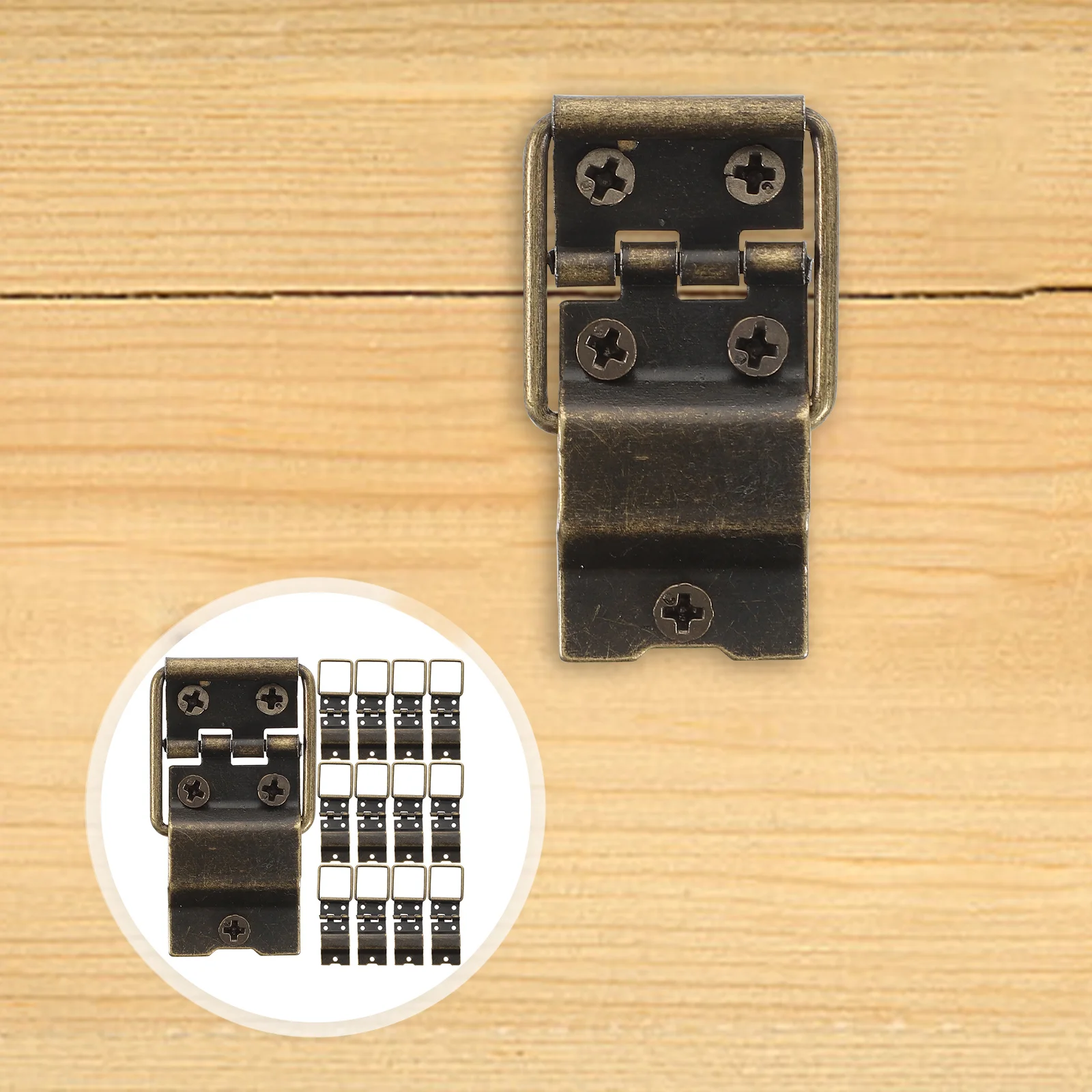 30 Pcs Small Hinge Wooden Box with Wire Hinges Coin Iron Holder Mini for Crafts
30 Pcs Small Hinge Wooden Box with Wire Hinges Coin Iron Holder Mini for Crafts