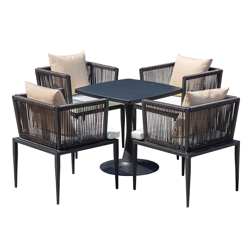 Outdoor table and chair combination waterproof and sunscreen garden outdoor setting catering shop homestay
Outdoor table and chair combination waterproof and sunscreen garden outdoor setting catering shop homestay