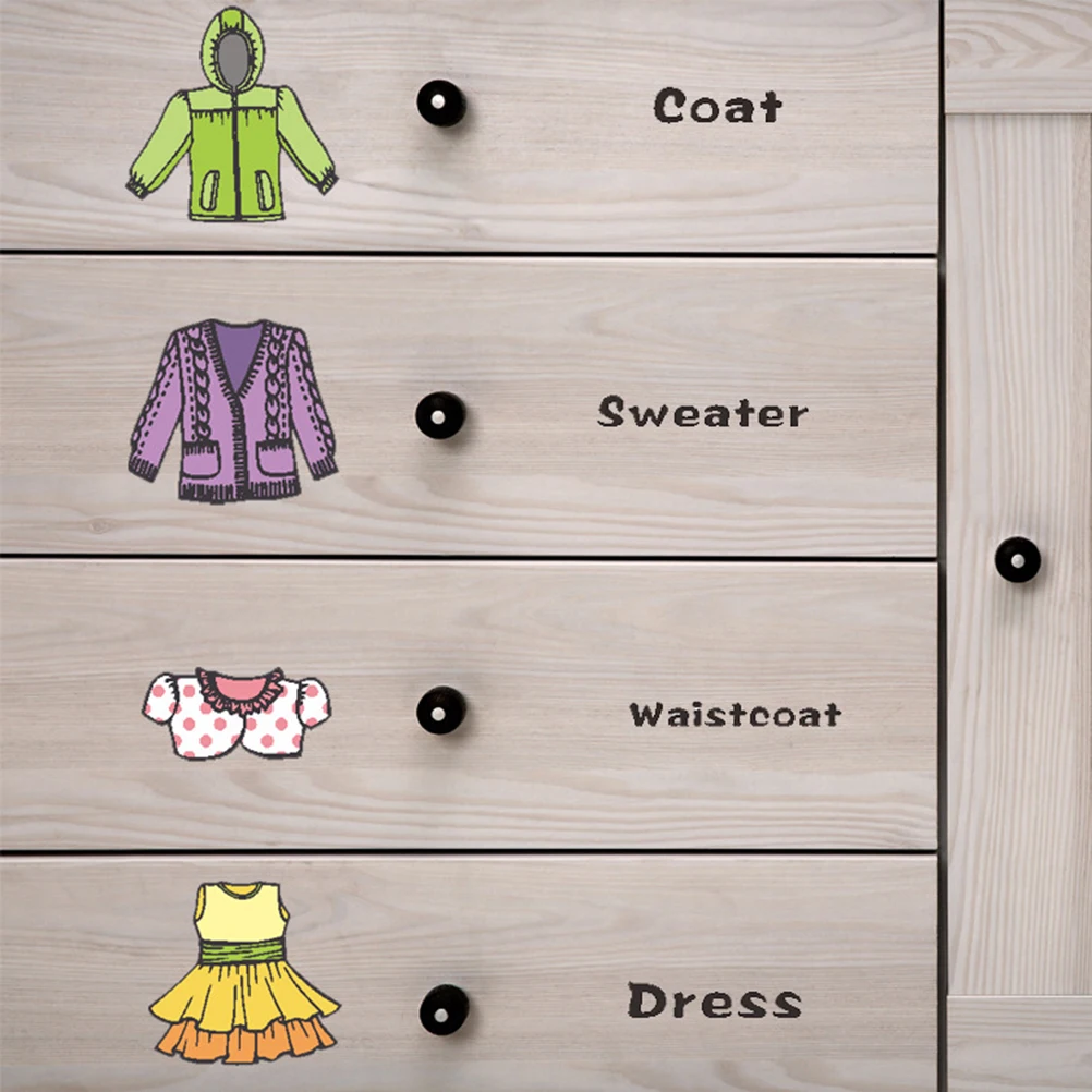 30PCS Clothes Classification Stickers Wardrobe Labels Easy Apply Removable Adhesive Wall Decals Storage Decor Closet ganization
30PCS Clothes Classification Stickers Wardrobe Labels Easy Apply Removable Adhesive Wall Decals Storage Decor Closet ganization