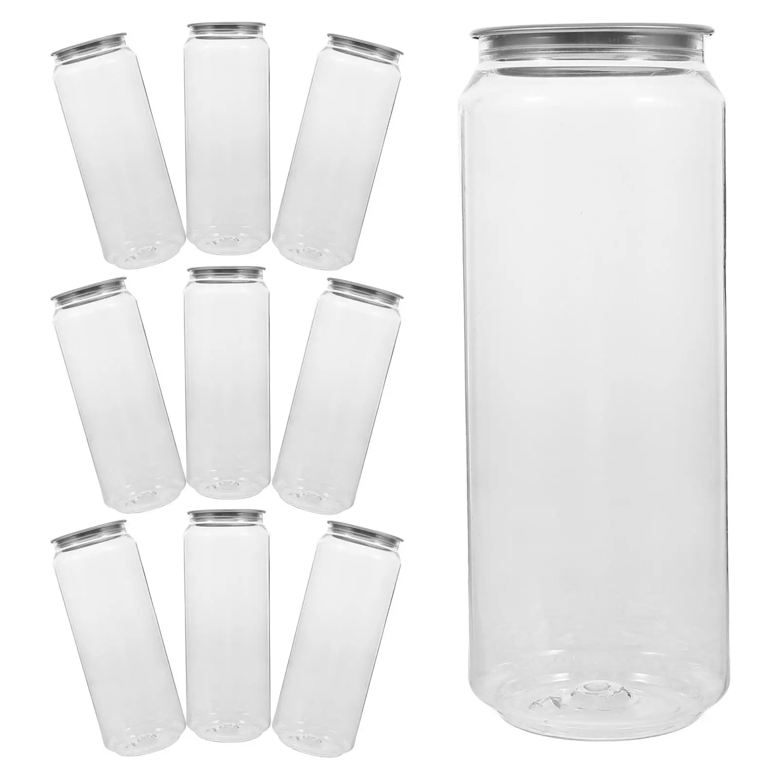 10 Pcs 500ml Canning Jars Juice Bottles Soda Beverage Can Drinks Storage Easy Open Sealed Prevent Leaks Preserve Freshness Daily
10 Pcs 500ml Canning Jars Juice Bottles Soda Beverage Can Drinks Storage Easy Open Sealed Prevent Leaks Preserve Freshness Daily