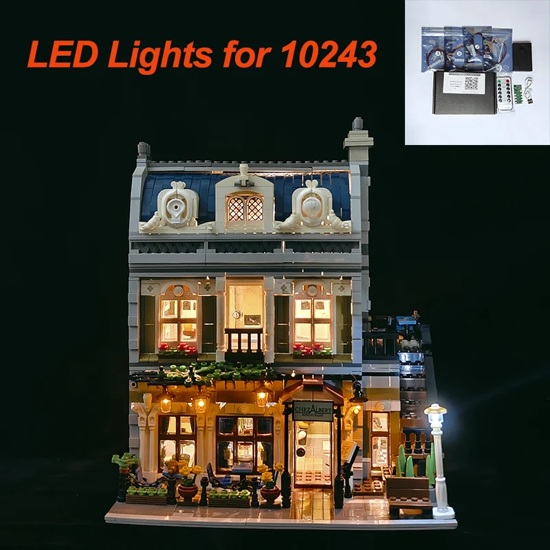 LED Light Set For 10243 Parisian Restaurant Decorative Light Set (Only LED Light, NOT Include The Model Bricks)
LED Light Set For 10243 Parisian Restaurant Decorative Light Set (Only LED Light, NOT Include The Model Bricks)