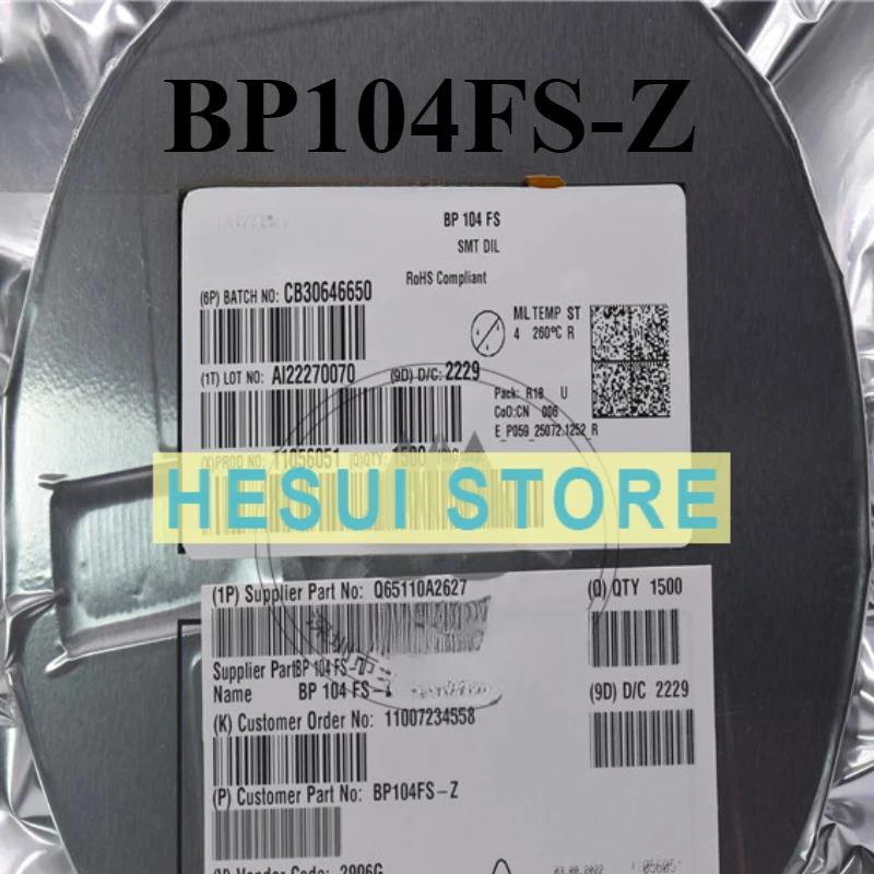 10 шт. BP104FS-Z кремниевый PIN-фотодиод для инфракрасного диммера видеорегистратора с дистанционным управлением
10 шт. BP104FS-Z кремниевый PIN-фотодиод для инфракрасного диммера видеорегистратора с дистанционным управлением