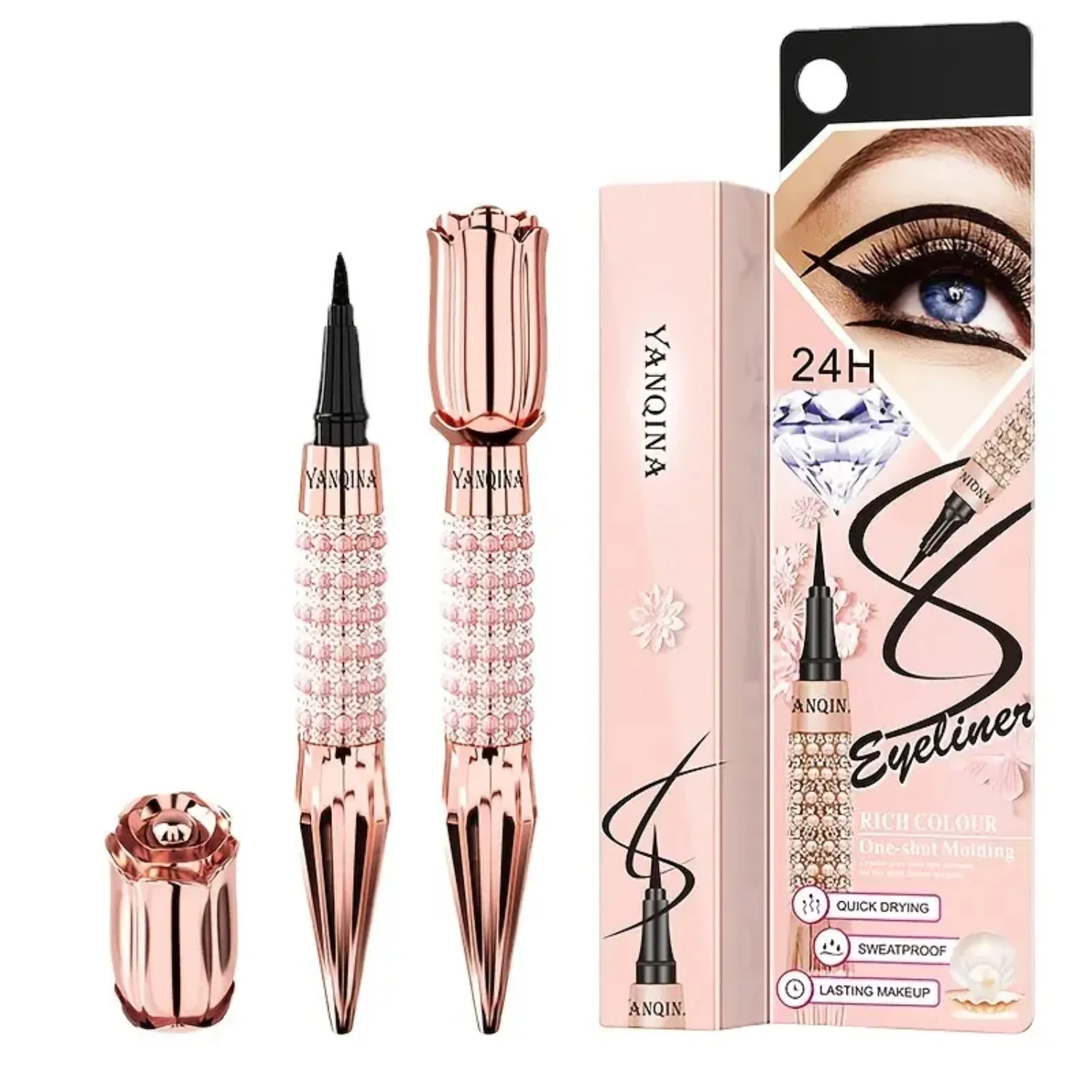 YANQINA Eyeliner Waterproof Sweat-proof Not Dizzy Makeup Eyes Pencil Matte Color Liquid Eyeliner
YANQINA Eyeliner Waterproof Sweat-proof Not Dizzy Makeup Eyes Pencil Matte Color Liquid Eyeliner