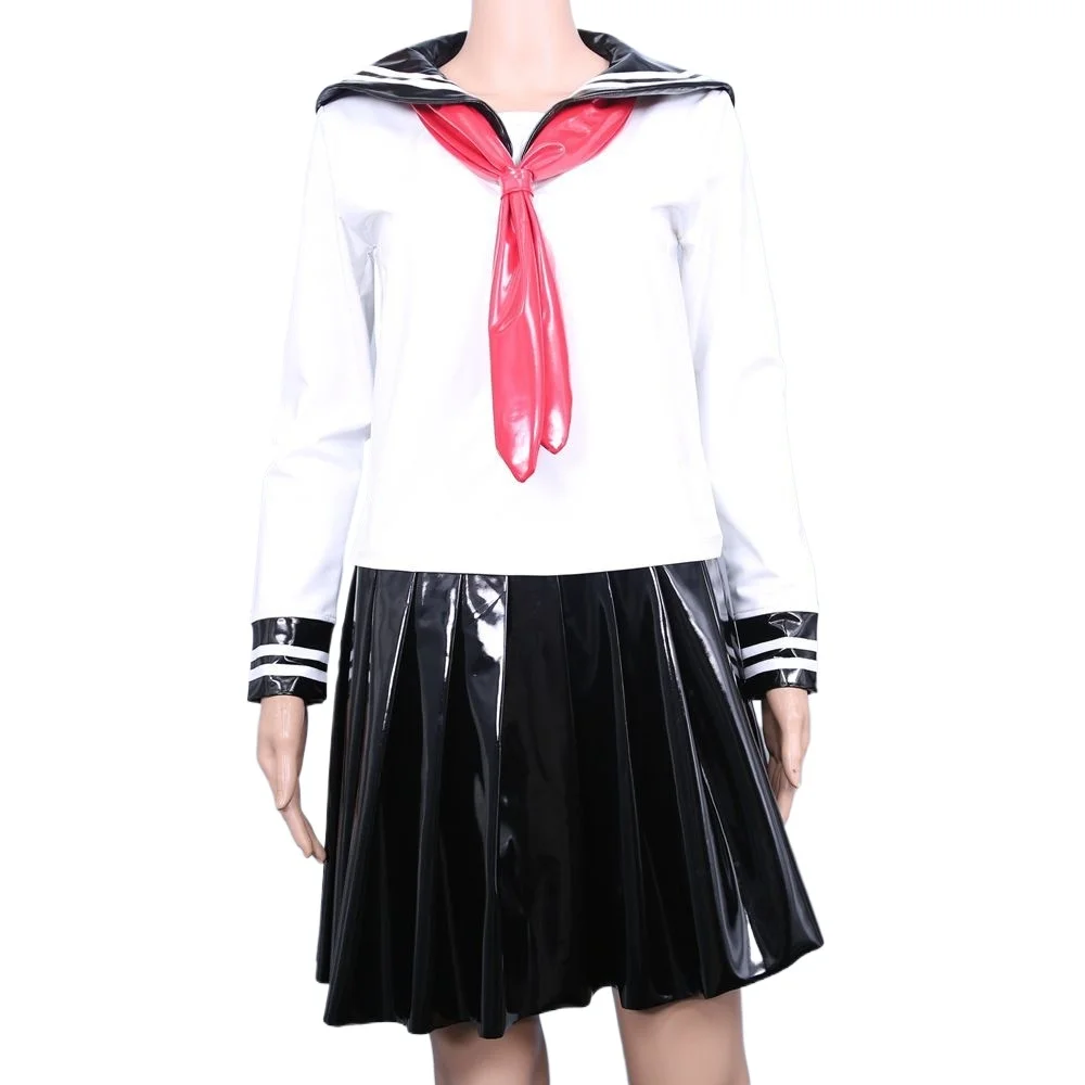 Latex Splicing JK Uniform Skirt Suit College Style Sailor Suit Three-piece COS Comic Exhibition Suit
Latex Splicing JK Uniform Skirt Suit College Style Sailor Suit Three-piece COS Comic Exhibition Suit