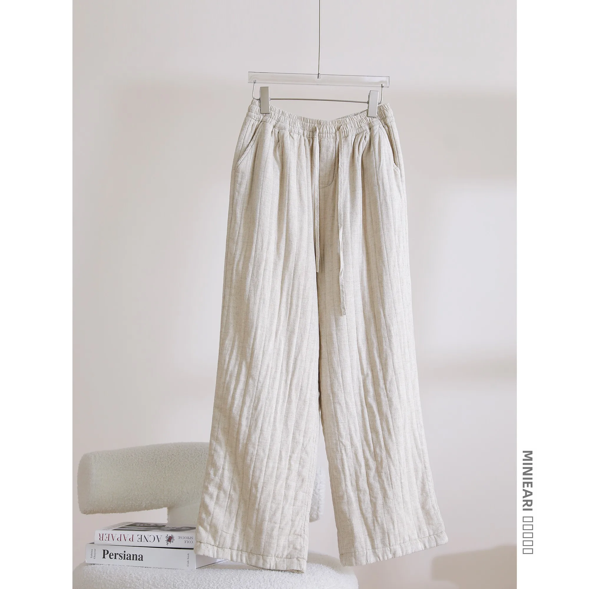 Warm Wide Leg Cotton Pants Loose Fit Breathable Comfortable Casual Sle Mixed Material Blend Easy to Match Women's Trousers
Warm Wide Leg Cotton Pants Loose Fit Breathable Comfortable Casual Sle Mixed Material Blend Easy to Match Women's Trousers