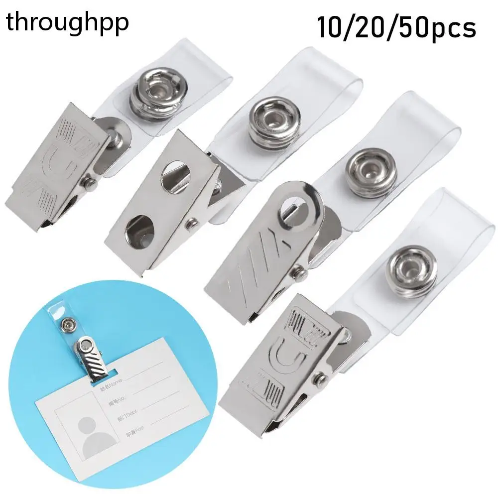 High Quality Stainless Steel Stationary Reel Anti-lost Lanyard Clips for ID Badge Card Holder
High Quality Stainless Steel Stationary Reel Anti-lost Lanyard Clips for ID Badge Card Holder
