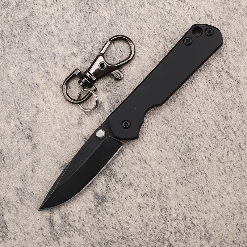 Черный титановый мини складной нож с ручкой из титанового сплава D2 стальные карманные ножи для кемпинга на открытом воздухе EDC брелок титановый нож для выживания
Черный титановый мини складной нож с ручкой из титанового сплава D2 стальные карманные ножи для кемпинга на открытом воздухе EDC брелок титановый нож для выживания