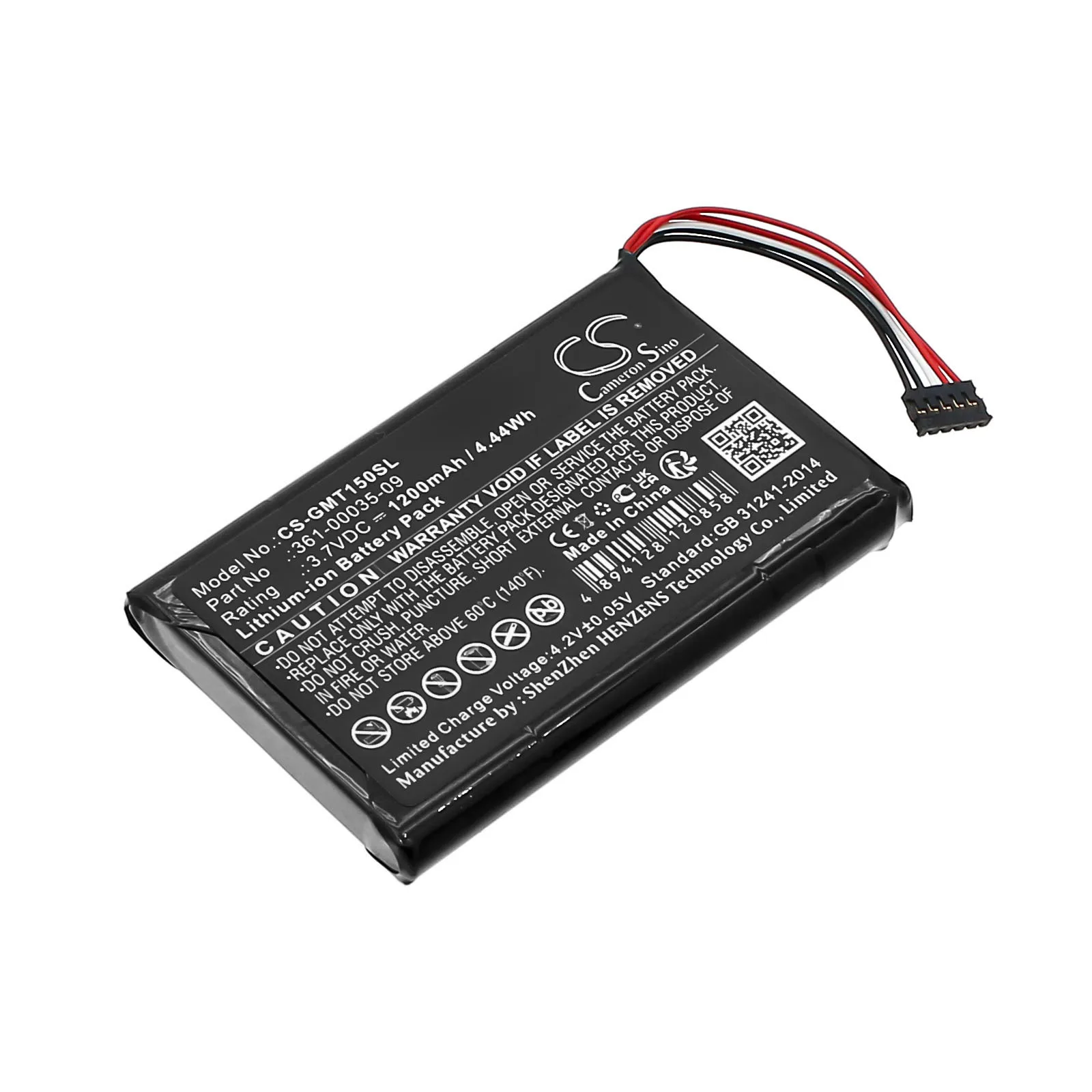 Li-ion Dog Collar Battery for Garmin, 3.7V, 1200mAh, Compatible Models: T 5 mini, T5 mini GPS tracking collar, TT 15 mini 
Li-ion Dog Collar Battery for Garmin, 3.7V, 1200mAh, Compatible Models: T 5 mini, T5 mini GPS tracking collar, TT 15 mini