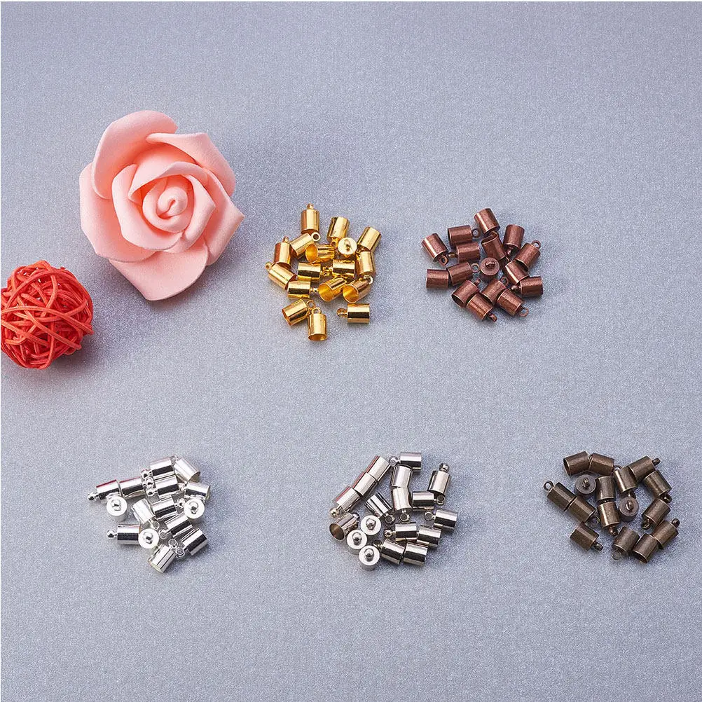 300Pcs Brass Cord End Caps Ends 4mm Glue-in Style for Jewelry Making Necklace Bracelets Tassel Accessories DIY Jewelry
300Pcs Brass Cord End Caps Ends 4mm Glue-in Style for Jewelry Making Necklace Bracelets Tassel Accessories DIY Jewelry