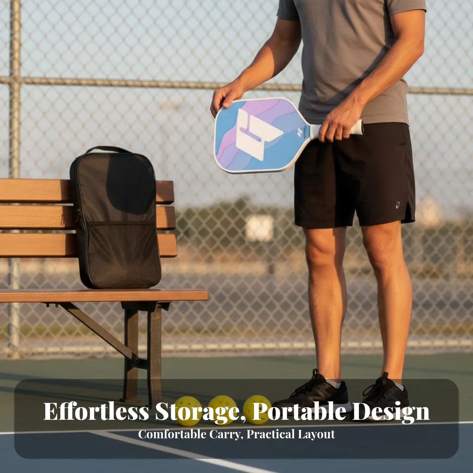 7 Pieces Pickleball Paddles with Bag Long-Lasting Fiberglass Pickleball Paddle Sports Equipment Perimeter Guard Large Sweet Area
7 Pieces Pickleball Paddles with Bag Long-Lasting Fiberglass Pickleball Paddle Sports Equipment Perimeter Guard Large Sweet Area
