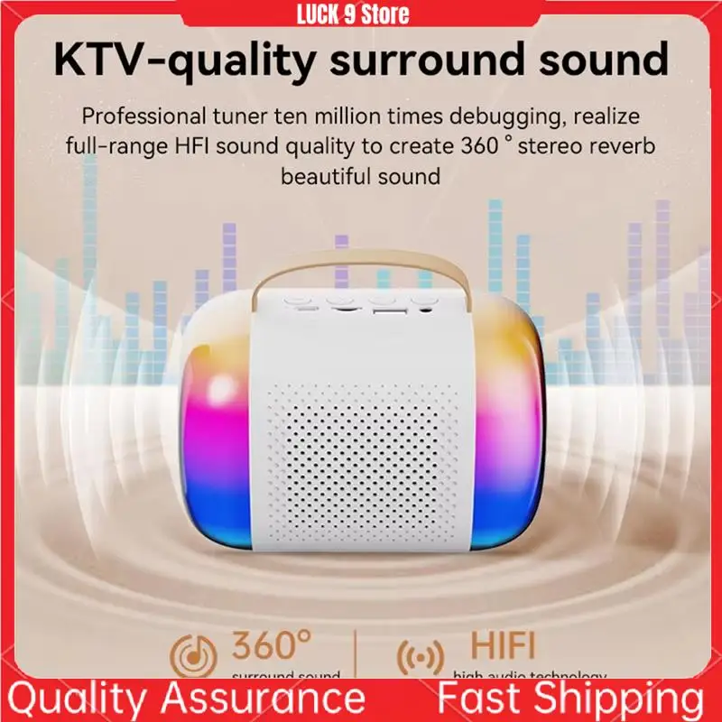K Song Bluetooth-динамик, микрофон, аудиомикрофон, караоке, детский портативный домашний интегрированный стерео-AB52 K-Song
K Song Bluetooth-динамик, микрофон, аудиомикрофон, караоке, детский портативный домашний интегрированный стерео-AB52 K-Song