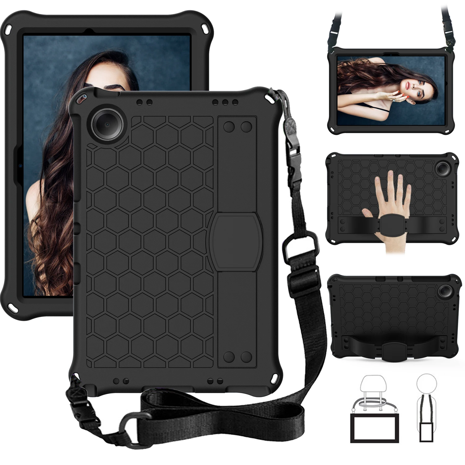 Kid Safe Case For Xiaomi RedMi pad SE 11 inch Shockproof Full Body Protect Stand EVA material tablet Cover with Strap
Kid Safe Case For Xiaomi RedMi pad SE 11 inch Shockproof Full Body Protect Stand EVA material tablet Cover with Strap
