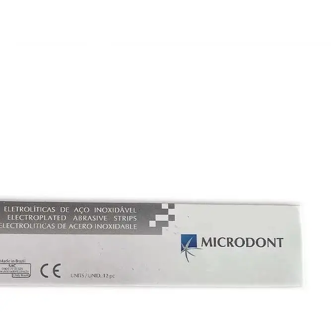 12 шт. полосок для полировки зубов из металла шириной 4 мм с односторонней шлифовальной поверхностью, покрытой оксидом алюминия
12 шт. полосок для полировки зубов из металла шириной 4 мм с односторонней шлифовальной поверхностью, покрытой оксидом алюминия