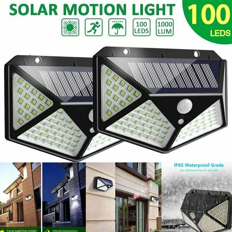 100 Led Solar Wall Lamp PIR Motion Sensor Outdoor Solar Street Light Garden Fence Lights IP65 Waterproof Solar Porch Wall Lamp
100 Led Solar Wall Lamp PIR Motion Sensor Outdoor Solar Street Light Garden Fence Lights IP65 Waterproof Solar Porch Wall Lamp
