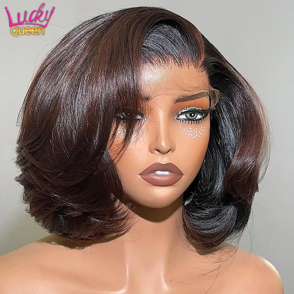 100% Human Hair Wig Ombre Dark Burgundy 99J 13X4 Lace Front Human Hair Wig For Women Body Wave Bob Cut Dark Root Breathable Lace
100% Human Hair Wig Ombre Dark Burgundy 99J 13X4 Lace Front Human Hair Wig For Women Body Wave Bob Cut Dark Root Breathable Lace