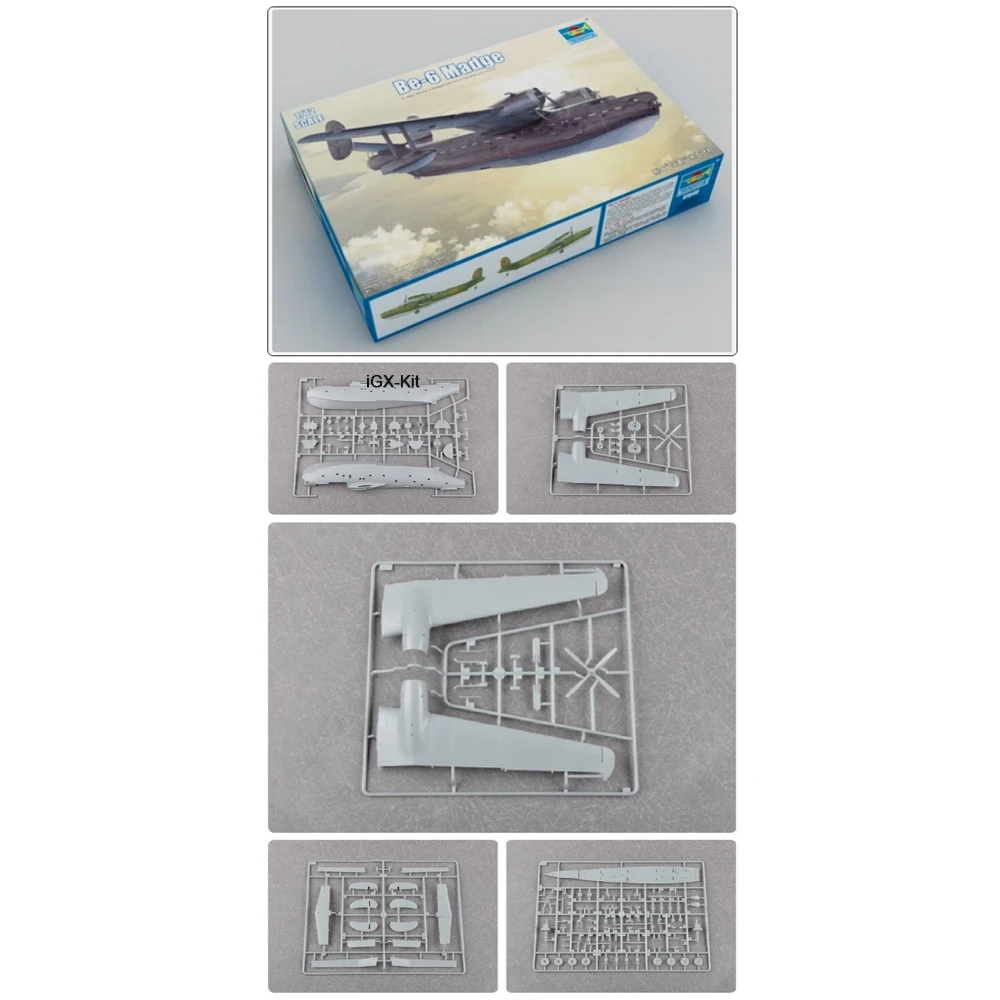 Trumpeter 01646 1/72 Scale Beriev Be-6 Be6 Madge Seaplane Aircraft Military Plastic Assembly Model Toy Gift Building Kit
Trumpeter 01646 1/72 Scale Beriev Be-6 Be6 Madge Seaplane Aircraft Military Plastic Assembly Model Toy Gift Building Kit