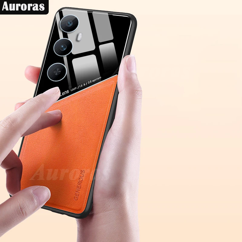 Auroras For Realme C65 5G Case Magnetic Leather Plexiglass Layer Silicone Frame Shell For Realme C63 C67 C61 Cover Fundas
Auroras For Realme C65 5G Case Magnetic Leather Plexiglass Layer Silicone Frame Shell For Realme C63 C67 C61 Cover Fundas