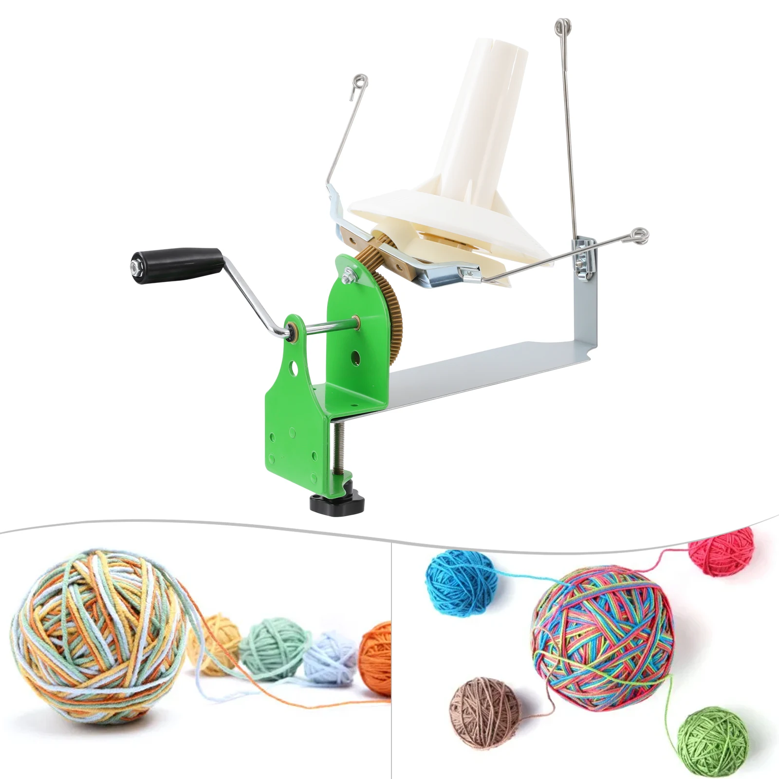 Large Capacity Yarn Winder, 10-16 oz Hand Operated Yarn Baller, Metal Yarn Ball Winder, Durable Crochet Tools & Accessories
Large Capacity Yarn Winder, 10-16 oz Hand Operated Yarn Baller, Metal Yarn Ball Winder, Durable Crochet Tools & Accessories