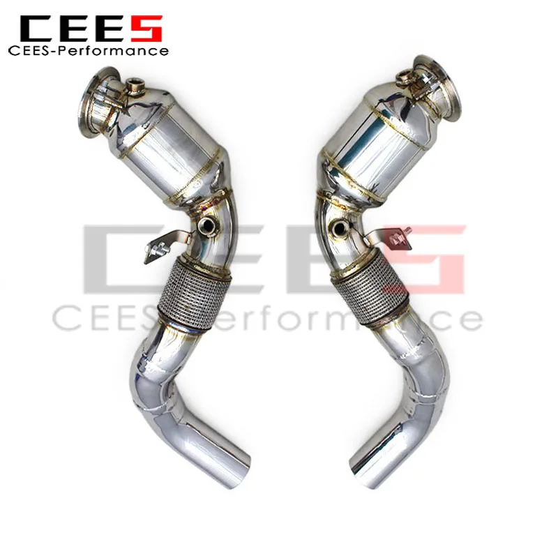 CEES Free Flow Downpipe for Mercedes-Benz CLS550 4.7 V8 2010-2016 Exhaust System Stainless Steel Header Downpipe
CEES Free Flow Downpipe for Mercedes-Benz CLS550 4.7 V8 2010-2016 Exhaust System Stainless Steel Header Downpipe