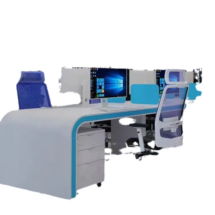 Light luxury fashion, multi-person desk, simple office computer desk 
Light luxury fashion, multi-person desk, simple office computer desk