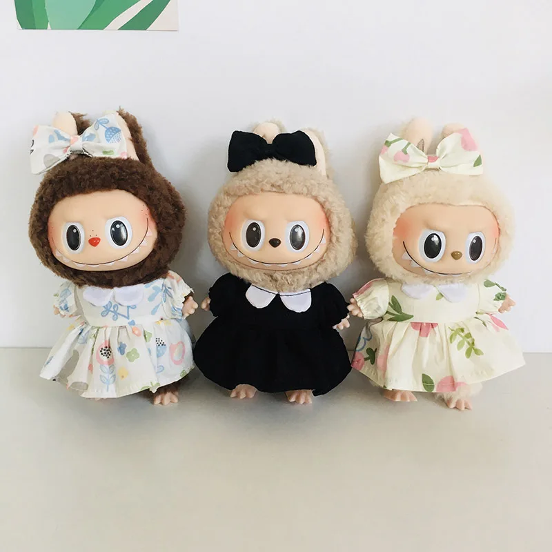 New 17cm Labubu Plush Doll Clothes Labubu Pendant Princess Skirt Bow Clothing Accessories Doll Baby Clothes Dress Goods In Stock
New 17cm Labubu Plush Doll Clothes Labubu Pendant Princess Skirt Bow Clothing Accessories Doll Baby Clothes Dress Goods In Stock