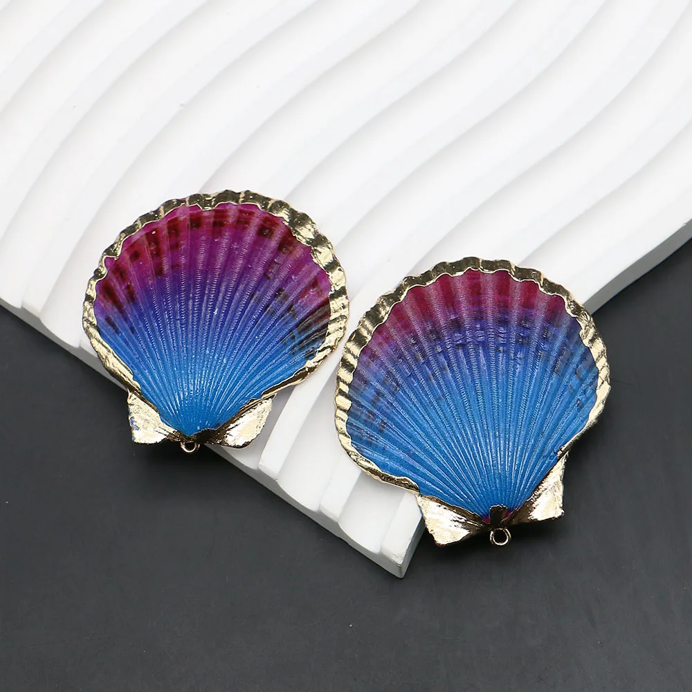 Creative Natural Freshwater Dyed Blue Scallop Polished Electroplated Single-Hole Pendant DIY Necklace Earring Jewelry Materials
Creative Natural Freshwater Dyed Blue Scallop Polished Electroplated Single-Hole Pendant DIY Necklace Earring Jewelry Materials