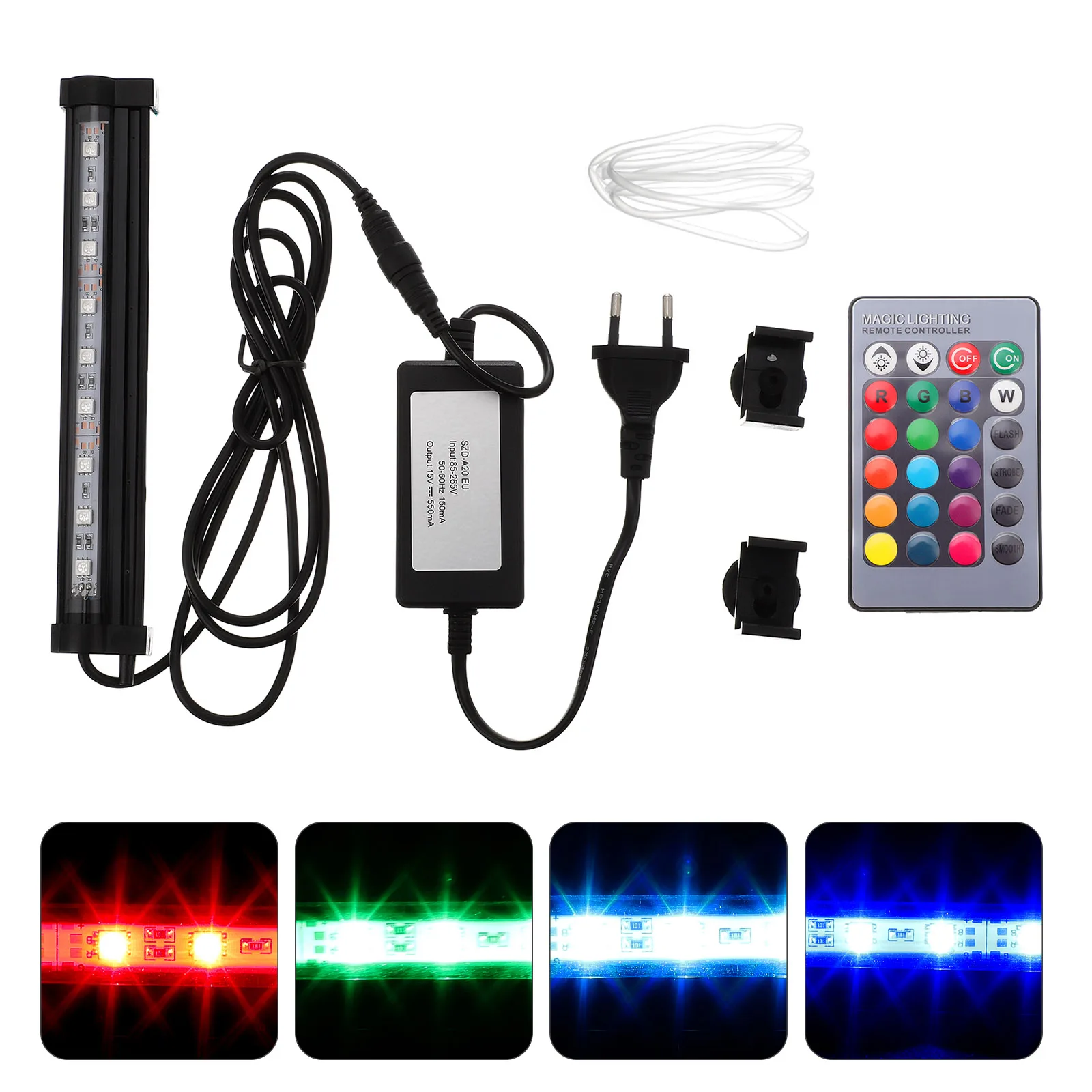 Remote Control Fish Tank Light Led Aquarium Lamp 7 Colors Aquarium Lamp Submersible LED Bulb Waterproof Underwater Lighting
Remote Control Fish Tank Light Led Aquarium Lamp 7 Colors Aquarium Lamp Submersible LED Bulb Waterproof Underwater Lighting