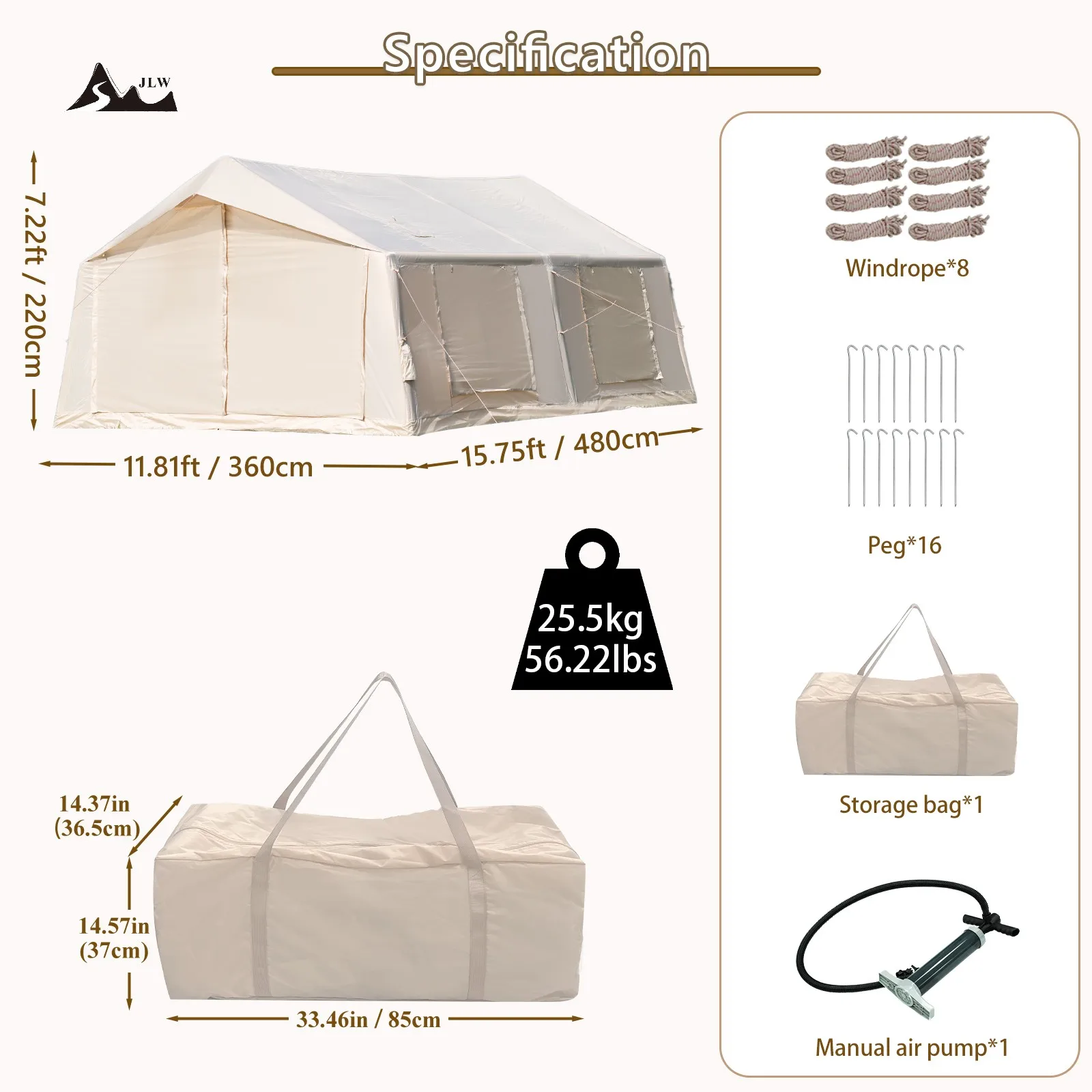 Quick Setup Commercial Inflatable Air Tent, 17.8㎡ Large Event Shelter for Group Glamping (OEM/ODM Welcome)
Quick Setup Commercial Inflatable Air Tent, 17.8㎡ Large Event Shelter for Group Glamping (OEM/ODM Welcome)