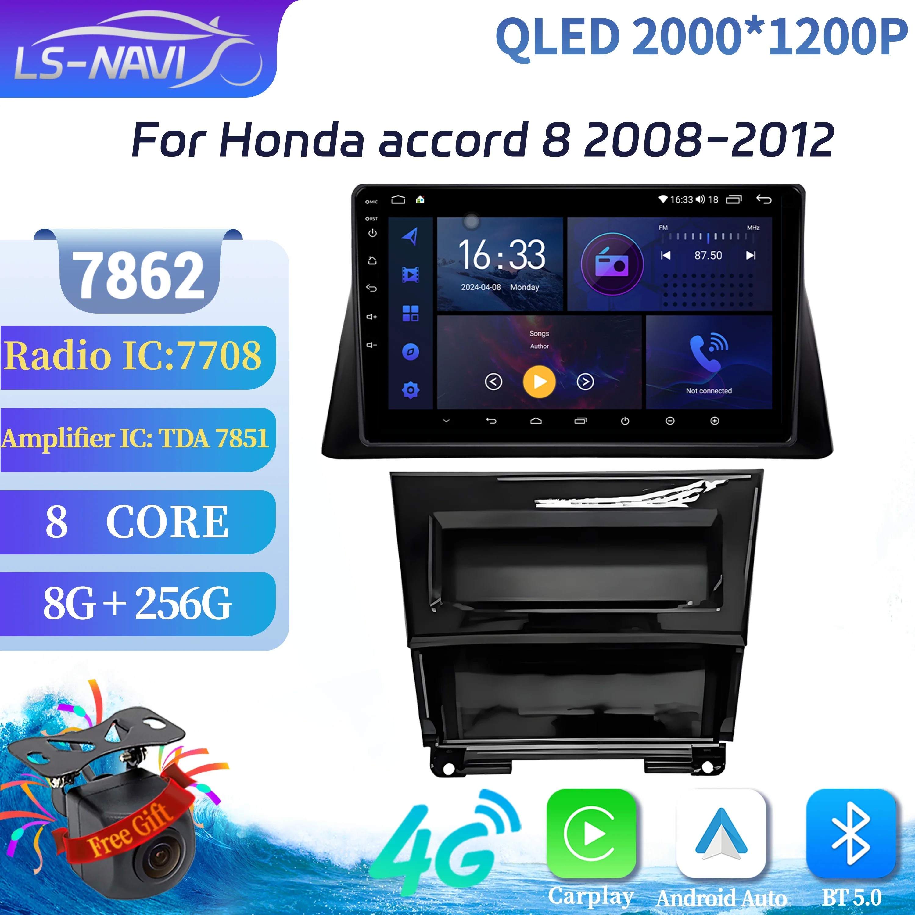 For Honda accord 8 2008-2012 Car Radio Multimedia Navigation 4G GPS Wireless Android 14 CarPlay Head Unit Stereo 2K QLED Screen
For Honda accord 8 2008-2012 Car Radio Multimedia Navigation 4G GPS Wireless Android 14 CarPlay Head Unit Stereo 2K QLED Screen