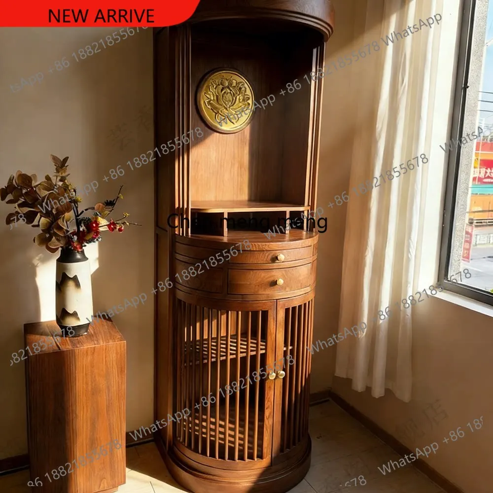z183 solid wood buddhist cabinet - traditional chinese style altar cabinet, round storage cabinet, home zen lotus niche cabinet
z183 solid wood buddhist cabinet - traditional chinese style altar cabinet, round storage cabinet, home zen lotus niche cabinet