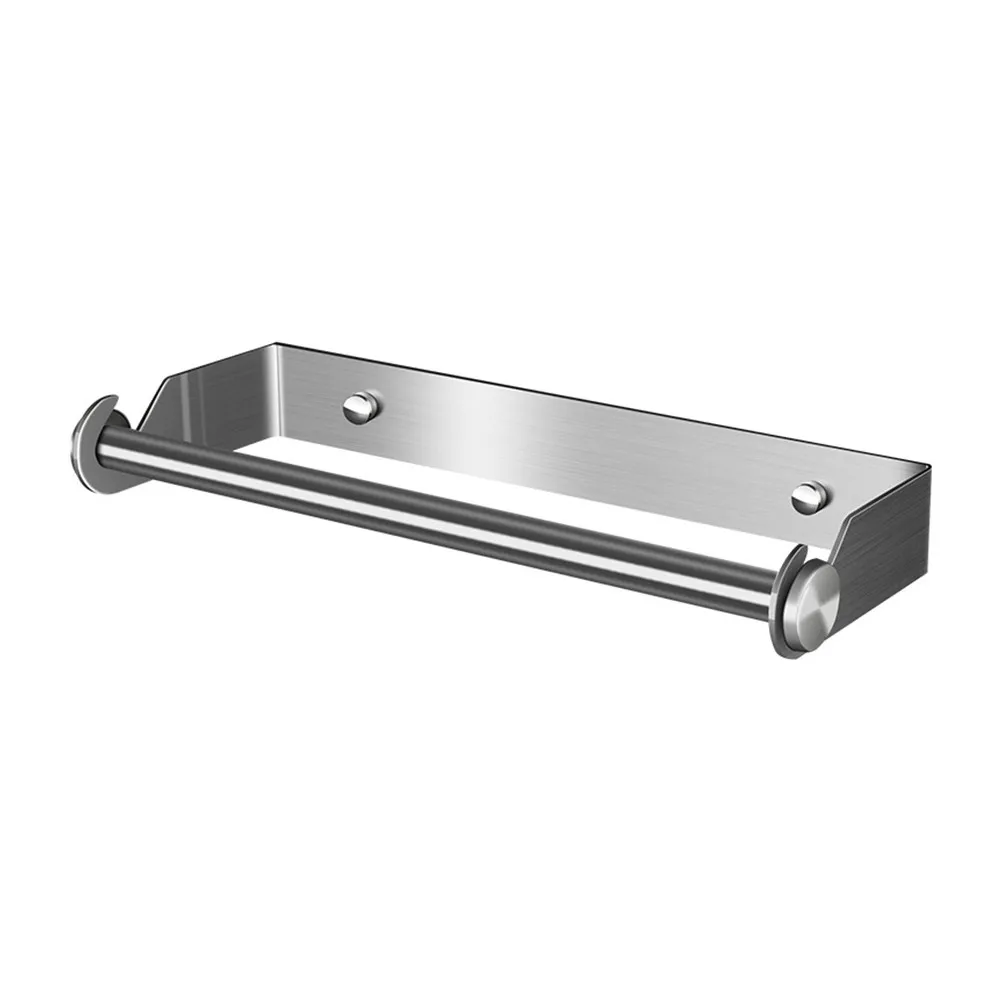 1Pcs Stainless Steel Towel Rack Non-Punch Roll Paper Holder Wall-Mounted Bathroom Storage Shelf Multifunctional Toilet Tissue
1Pcs Stainless Steel Towel Rack Non-Punch Roll Paper Holder Wall-Mounted Bathroom Storage Shelf Multifunctional Toilet Tissue