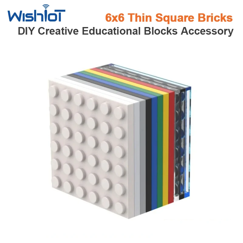 3958 Technical Parts Thin Plate Brick 6x6 Dots Modification Mechanical Connector Block Assembly Extension Piece Replacement
3958 Technical Parts Thin Plate Brick 6x6 Dots Modification Mechanical Connector Block Assembly Extension Piece Replacement