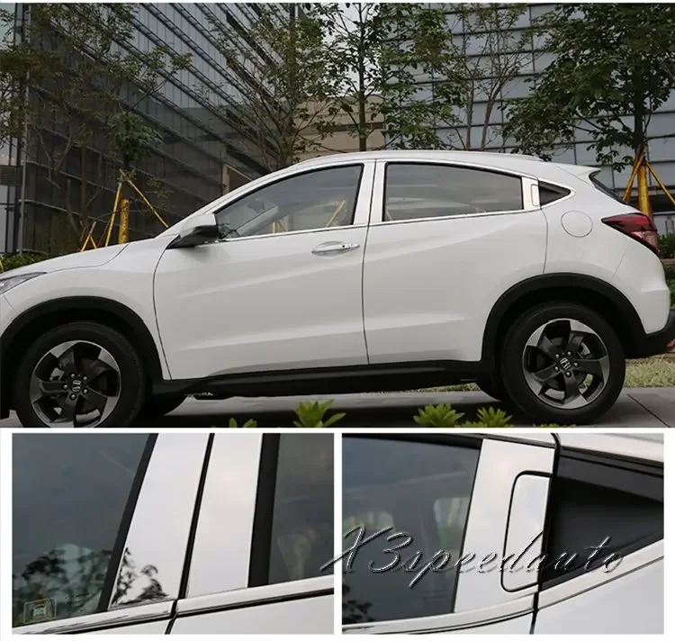 High Quality Stainless Steel 20PCS Full Window Frame Trim Cover + B Pillar Cover Trim For Honda Vezel HRV HR-V 2014-2018
High Quality Stainless Steel 20PCS Full Window Frame Trim Cover + B Pillar Cover Trim For Honda Vezel HRV HR-V 2014-2018