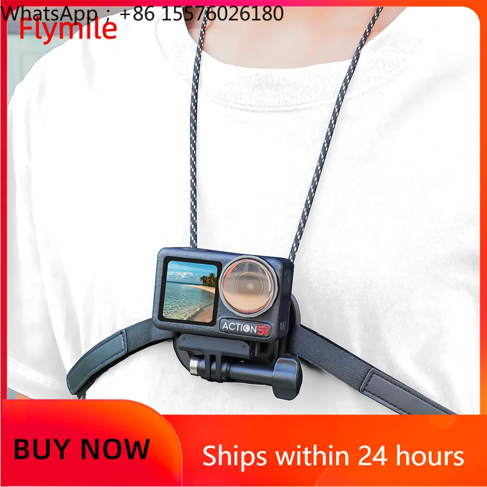 Flymile Action 5 Pro Magnetic Chest Mount +Neck Strap for DJI Action 4/Insta360 Ace Pro 2 Camera Bracket POV Selfie Accessories
Flymile Action 5 Pro Magnetic Chest Mount +Neck Strap for DJI Action 4/Insta360 Ace Pro 2 Camera Bracket POV Selfie Accessories