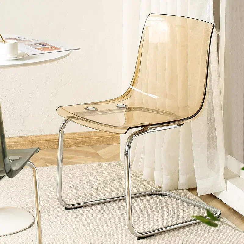 Acrylic Transparent Dining Chair Fashion Simple Nordic Bow-shaped Home Backrest Chair Medieval Furniture Dropshipping
Acrylic Transparent Dining Chair Fashion Simple Nordic Bow-shaped Home Backrest Chair Medieval Furniture Dropshipping