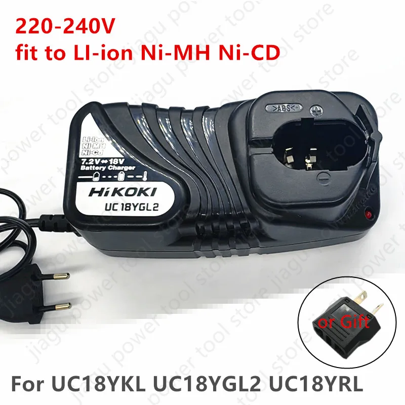 Charger 220-240V UC18YGL2 for HITACHI 7.2V 12V 14.4V 18V UC18YKL UC18YRL BCC715 BCC915 BCC1215 BCC1415 BCL1840 BCL1815 BCL1430
Charger 220-240V UC18YGL2 for HITACHI 7.2V 12V 14.4V 18V UC18YKL UC18YRL BCC715 BCC915 BCC1215 BCC1415 BCL1840 BCL1815 BCL1430