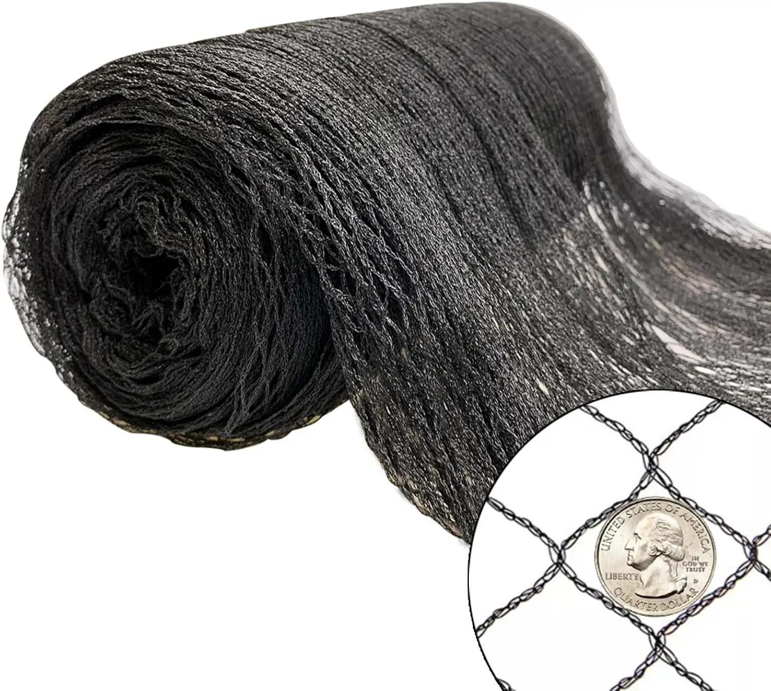 50x50ft 1 Inch Mesh Bird Netting, Heavy Duty Garden Protection for Chicken Coop, Fruit Trees, Deer & Squirrel Proof
50x50ft 1 Inch Mesh Bird Netting, Heavy Duty Garden Protection for Chicken Coop, Fruit Trees, Deer & Squirrel Proof