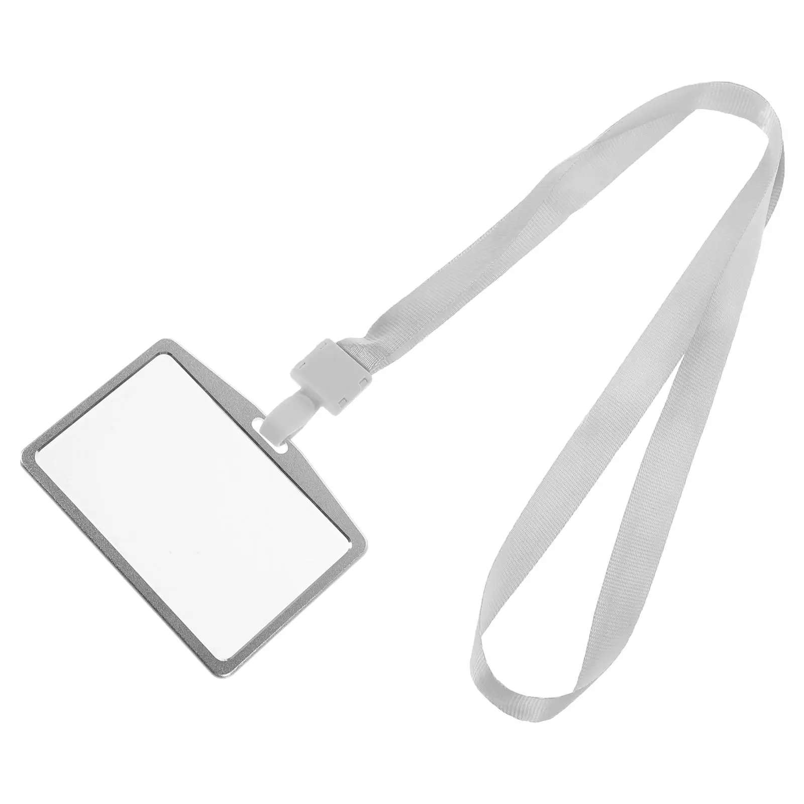 Aluminum Alloy Holder Lanyard Black Detachable Rope for ID Cards Name Lanyard Card Holder Tags Students Badge Cover
Aluminum Alloy Holder Lanyard Black Detachable Rope for ID Cards Name Lanyard Card Holder Tags Students Badge Cover
