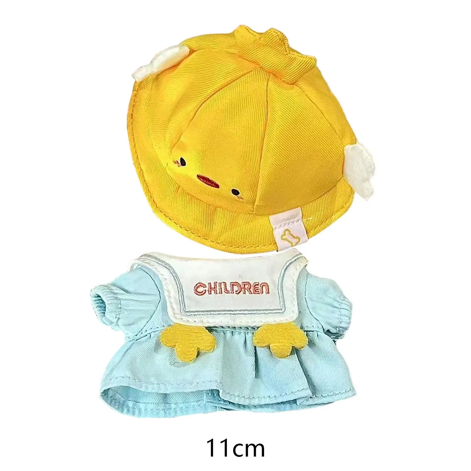 Plush Doll Dress with Hat Stuffed Figures Toy, Dress DIY Flexibility Imagination for Kids, Dress up for 6.69inch Doll
Plush Doll Dress with Hat Stuffed Figures Toy, Dress DIY Flexibility Imagination for Kids, Dress up for 6.69inch Doll