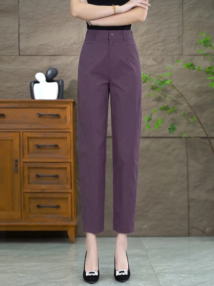 High Waist Thin Harem Pants Women's Summer New Style Nine Points Suit Pants Small Size Casual Smoke Tube Pants Casual Pants
High Waist Thin Harem Pants Women's Summer New Style Nine Points Suit Pants Small Size Casual Smoke Tube Pants Casual Pants