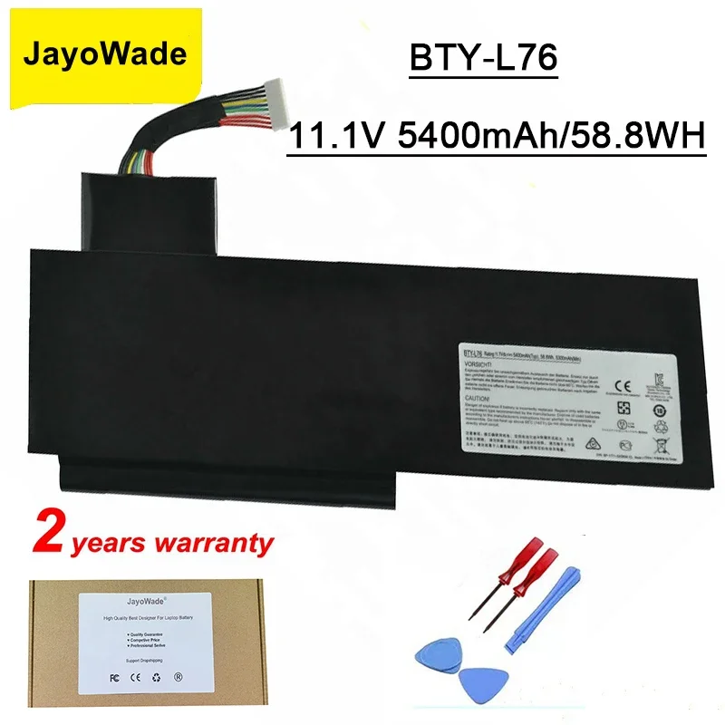 New BTY-L76 Laptop Battery For MSI GS70 MS-1771 MS-1772 MS-1774 2QC-019XCN For Medion Erazer X7615 X7613 5400mAh BTY L76 BTY-L76
New BTY-L76 Laptop Battery For MSI GS70 MS-1771 MS-1772 MS-1774 2QC-019XCN For Medion Erazer X7615 X7613 5400mAh BTY L76 BTY-L76