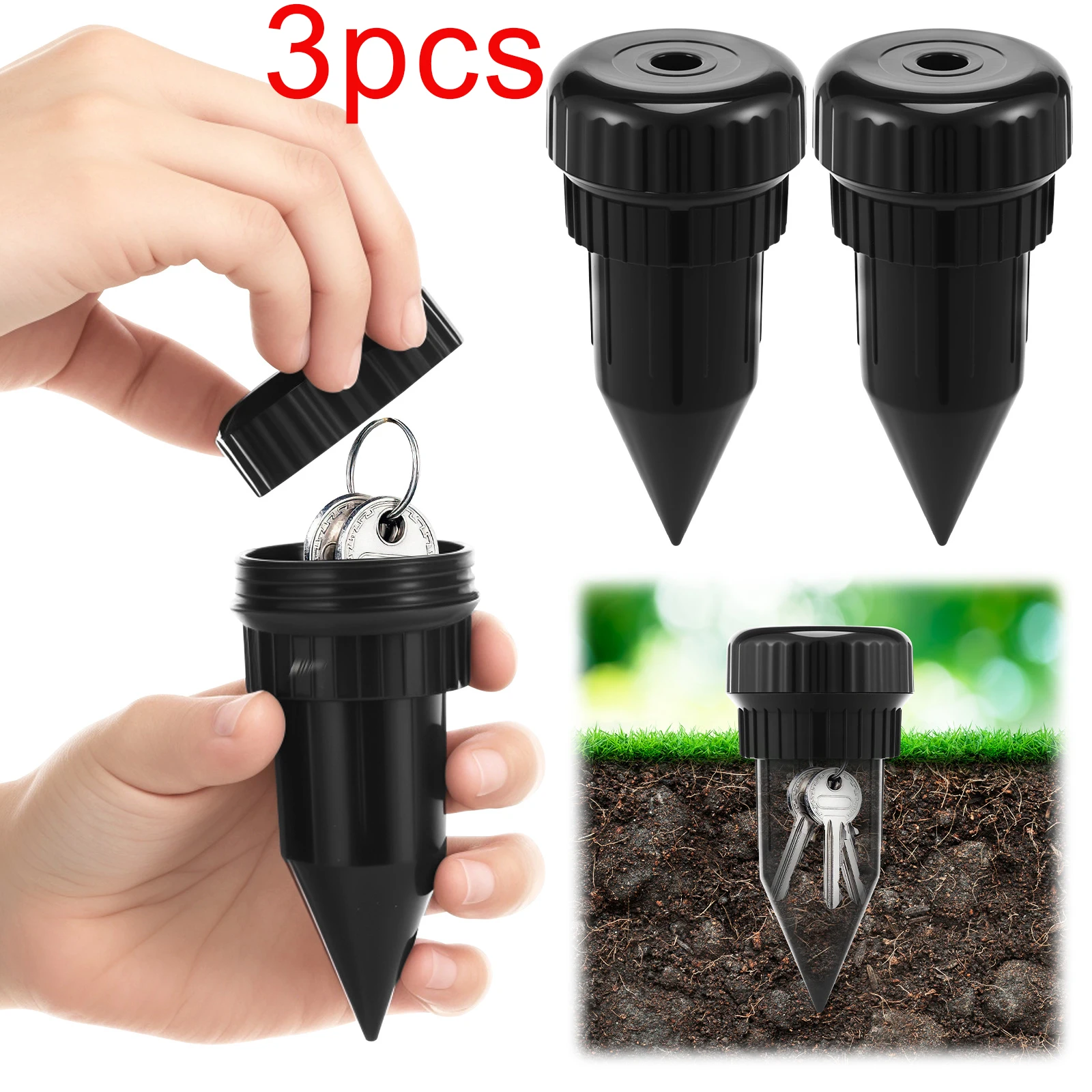 3pcs Key Cover Money Sprinkler Head Key Chain Safe Outdoor Garden Yard Key Holder Waterproof Corrosion Resistant Shock Resistant
3pcs Key Cover Money Sprinkler Head Key Chain Safe Outdoor Garden Yard Key Holder Waterproof Corrosion Resistant Shock Resistant