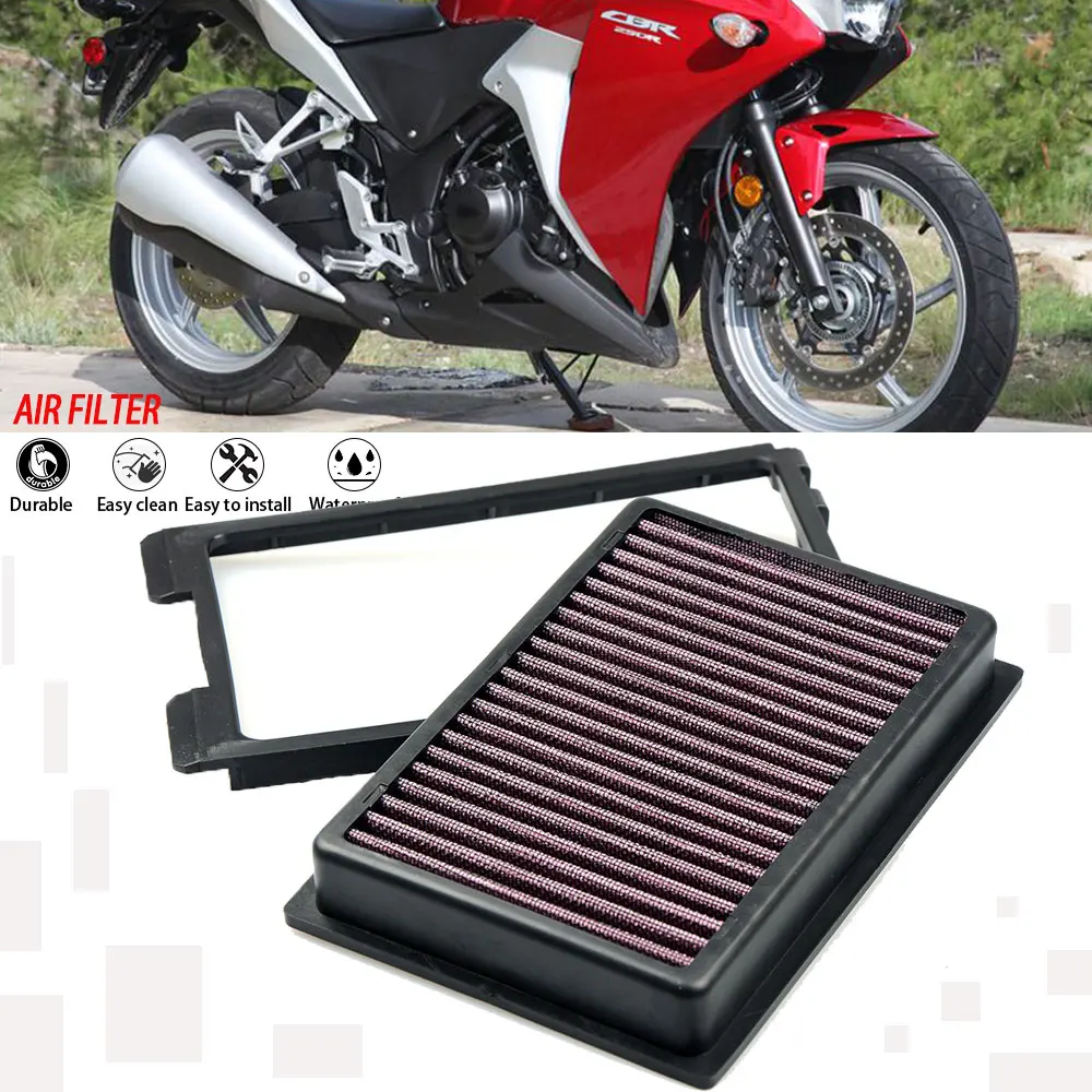 Motorcycle Air Filter For Honda CBR250 CBR250R ABS CBR 250 CB 300 CB300F CB300 CBR300 CBR300R ABS 2015-2020 Engine Accessories
Motorcycle Air Filter For Honda CBR250 CBR250R ABS CBR 250 CB 300 CB300F CB300 CBR300 CBR300R ABS 2015-2020 Engine Accessories
