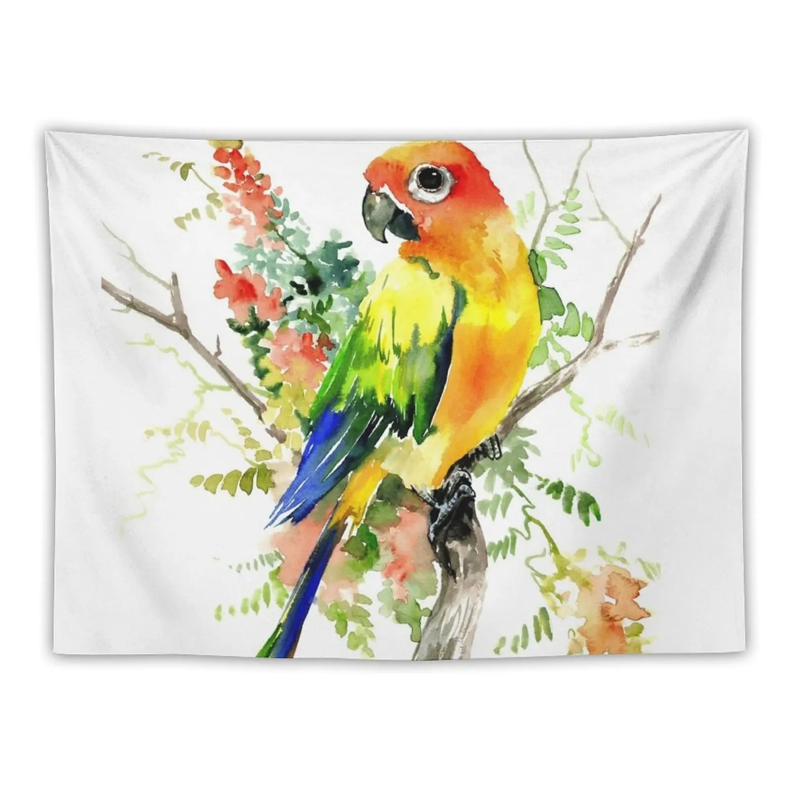 Гобелен Sun Conure в виде попугаев, эстетическое украшение для дома, декор для комнаты, гобелен
Гобелен Sun Conure в виде попугаев, эстетическое украшение для дома, декор для комнаты, гобелен