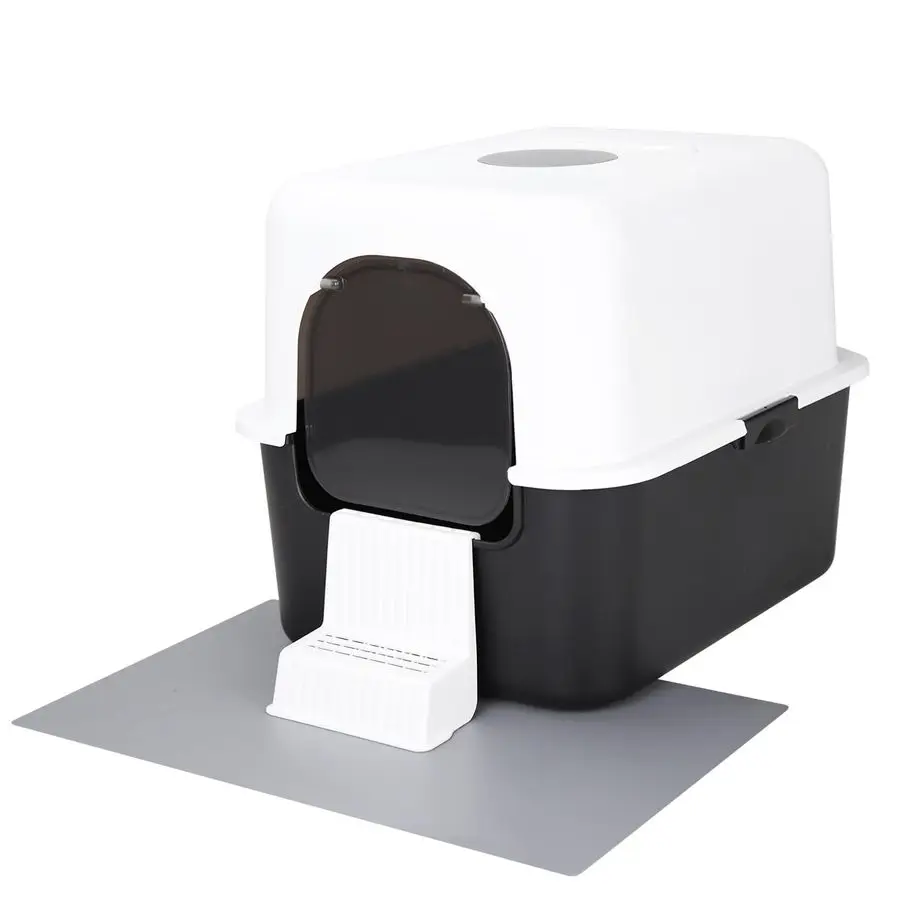 Ящик для кошачьего туалета с крышкой, полностью закрытый, устойчивый к брызг и герметичный ящик для мочи с высоким краем и без запаха, простота установки
Ящик для кошачьего туалета с крышкой, полностью закрытый, устойчивый к брызг и герметичный ящик для мочи с высоким краем и без запаха, простота установки