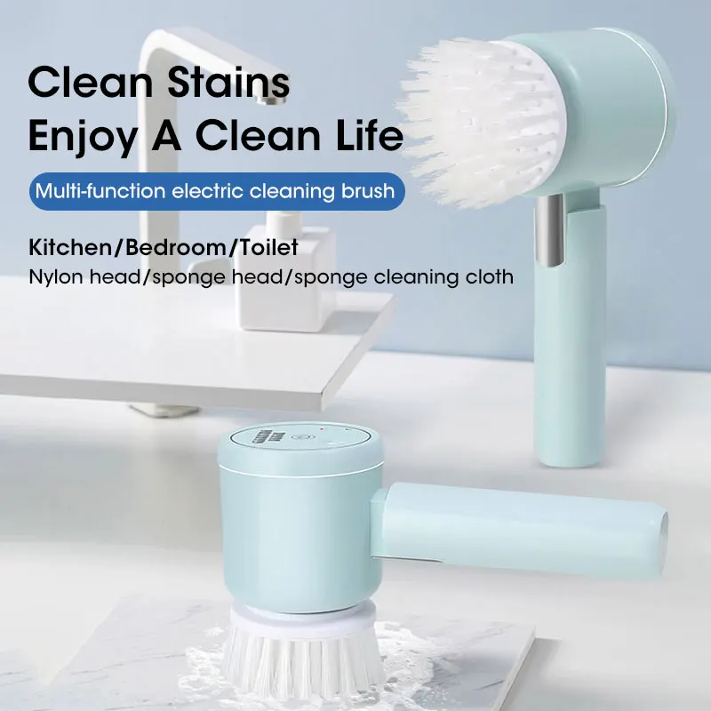 Home Electric Cleaning Brush Multifunctional 3-in-1 Foldable Rechargeable Rotary Scrubber Kitchen Toilet Balcony Cleaning Tool
Home Electric Cleaning Brush Multifunctional 3-in-1 Foldable Rechargeable Rotary Scrubber Kitchen Toilet Balcony Cleaning Tool