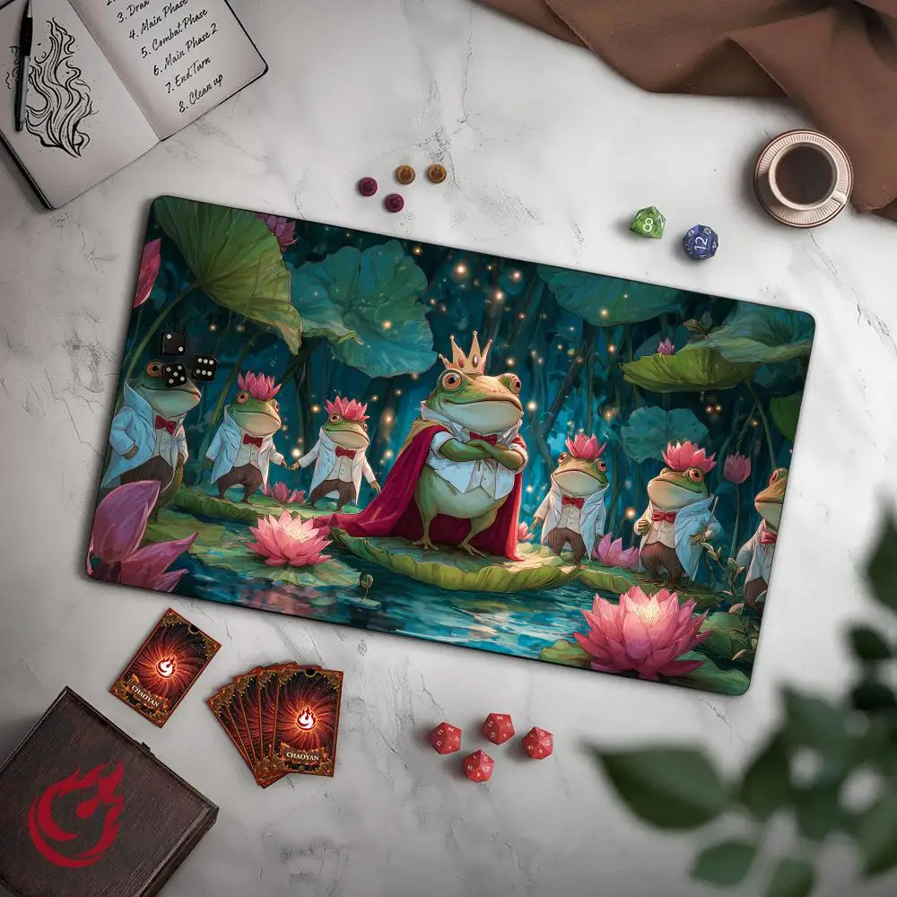 Handsome white suit frog MTG Playmat Magic Card Mat with Stitched Edge Non-Slip Durable Tabletop playmat Board Game Mat for TCG
Handsome white suit frog MTG Playmat Magic Card Mat with Stitched Edge Non-Slip Durable Tabletop playmat Board Game Mat for TCG