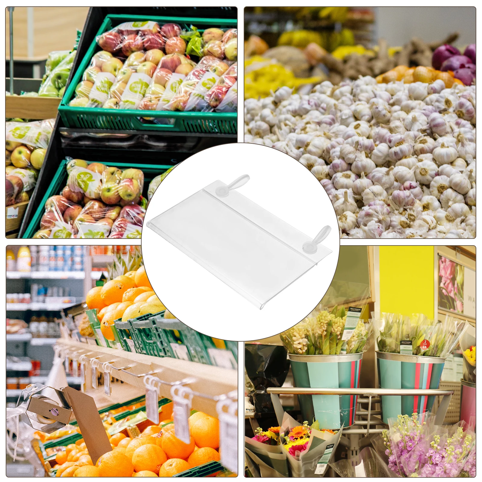 20PCS Price Tag Set Clear Plastic Label Holders Shelf Tags Reusable Transparent Wire Shelving Folder Labels Display
20PCS Price Tag Set Clear Plastic Label Holders Shelf Tags Reusable Transparent Wire Shelving Folder Labels Display