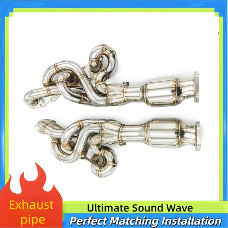 High-Performance Exhaust Manifold Header for Lexus RCF 5.0 V8 2016-2020 Stainless Steel Exhaust Direct Replacement
High-Performance Exhaust Manifold Header for Lexus RCF 5.0 V8 2016-2020 Stainless Steel Exhaust Direct Replacement
